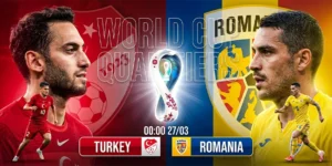Soi Kèo Turkey Vs Romania 00h00 27/03 - Vòng Loại World Cup